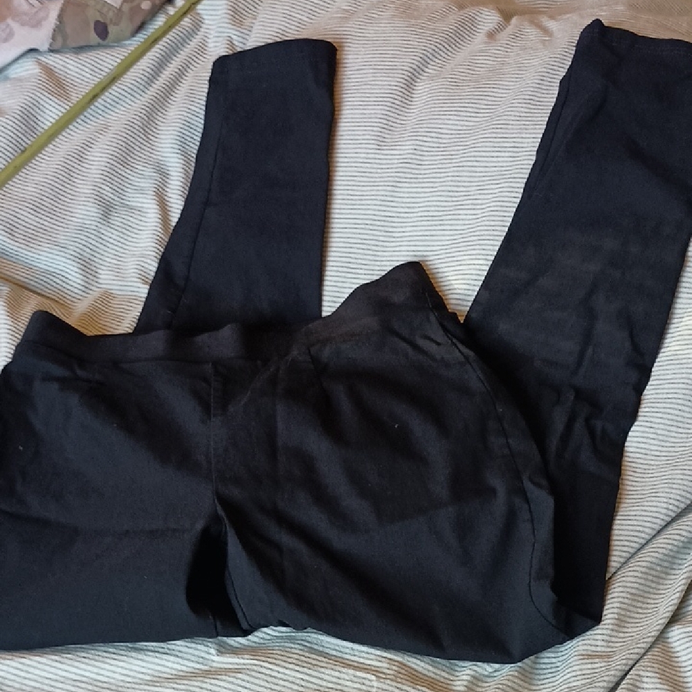 DKNY Black Pants with Side Zipper..
